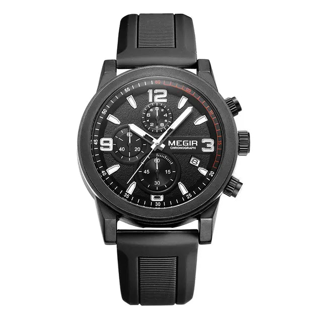 Montre en Silicone Gris MEGIR Fun