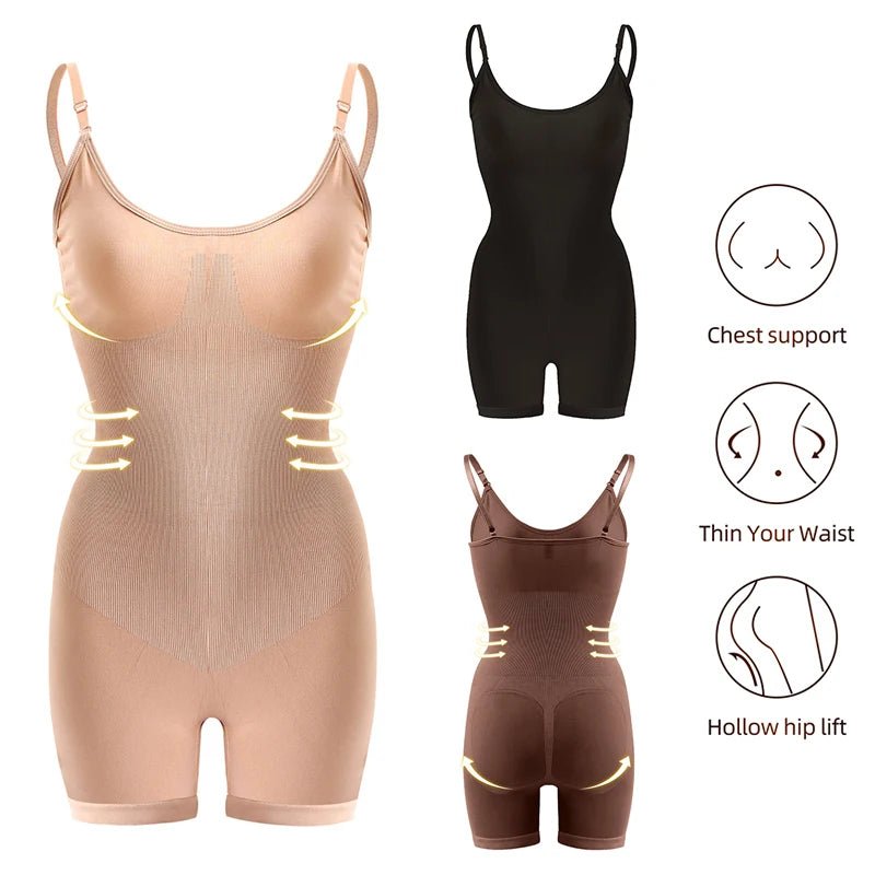 Body gainant short sans coutures