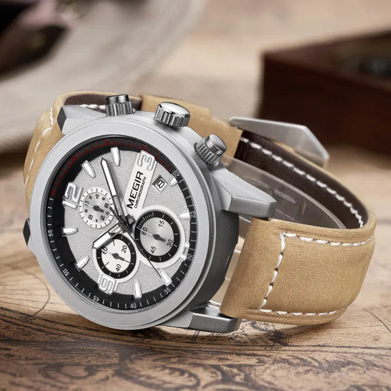 Montre en Cuir Premium  MEGIR As
