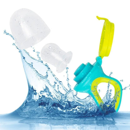 Biberon cuillère + 2 sucettes pour bébé (6 tétines)