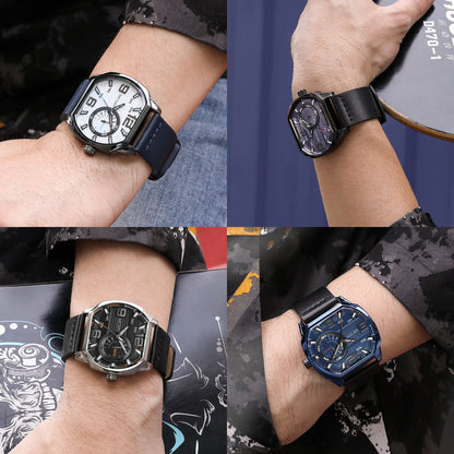 Montre en Cuir Précieuse    MEGIR Zircon