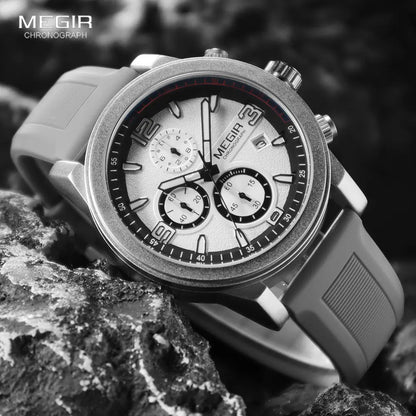 Montre en Silicone Gris  MEGIR Fun